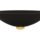 Schwarz mit Cristallo Basisring Gold