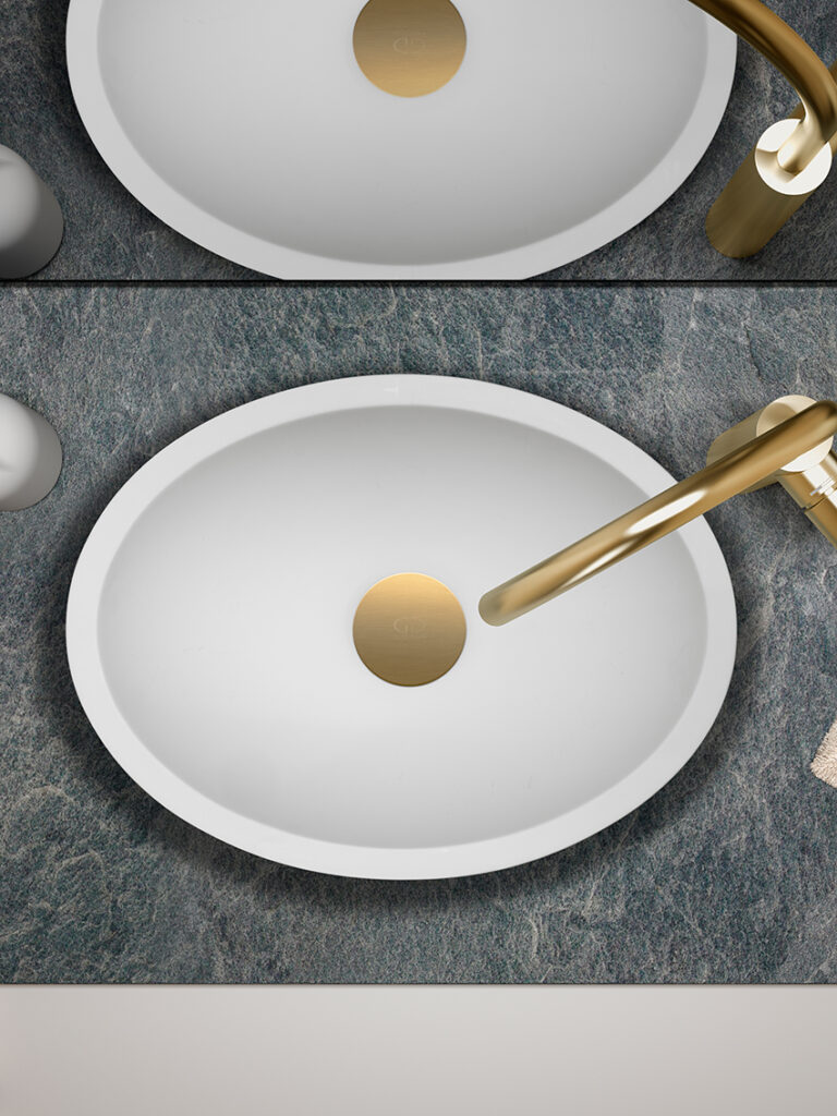 OVAL TRAVERTINO